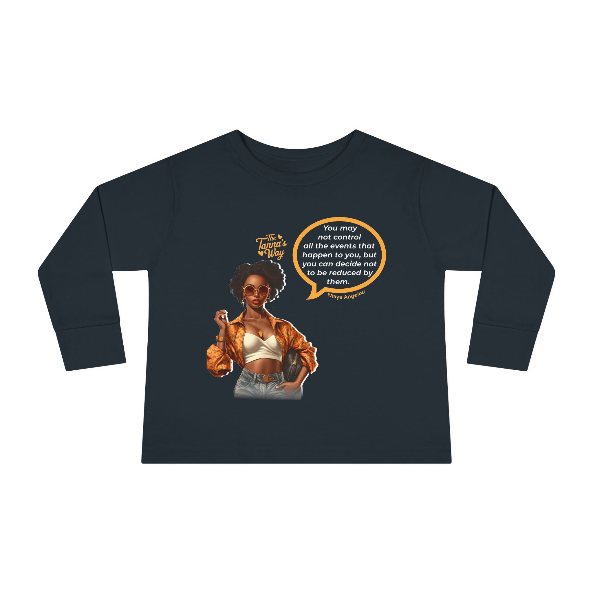 Maya Angelou | Toddler Long Sleeve Tee